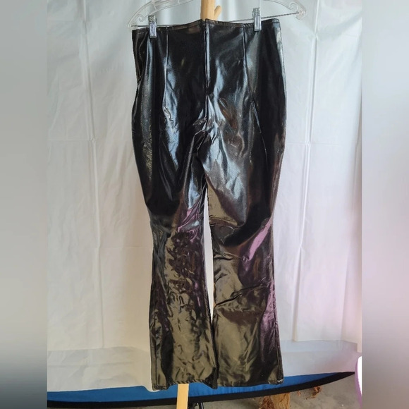 Vintage  Carina PVC black pants women's 13/14 - Picture 6 of 9